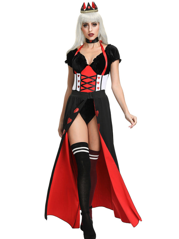 Medieval Princess Ball Heart Queen Costume Halloween Costume (Socks Not Included) - Rokkaku 18 online shop