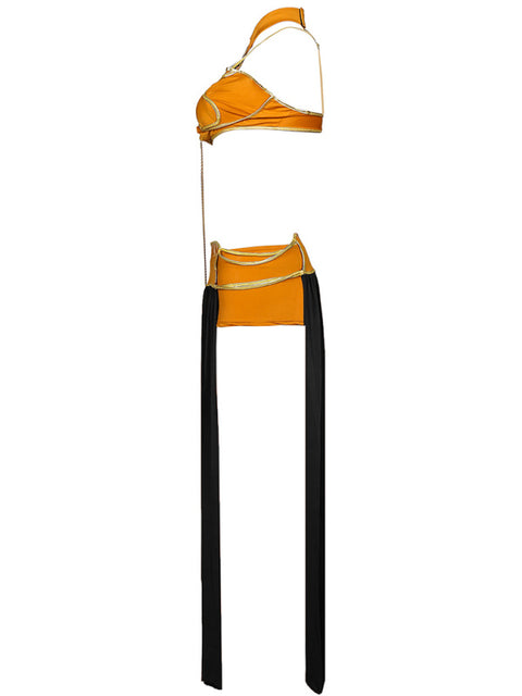 European and American women's halloween dance queen dress long skirt costume