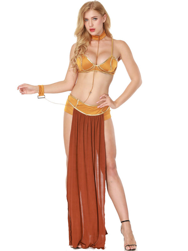 European and American women's halloween dance queen dress long skirt costume - Rokkaku 18 online shop