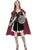 Halloween Costume Medieval Roman Spartan Woman Warrior - Rokkaku 18 online shop
