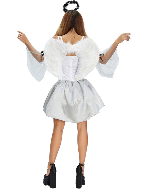 Halloween Winged Black Angel Costume Costume Adult - Rokkaku 18 online shop