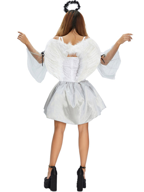 Halloween Winged Black Angel Costume Costume Adult