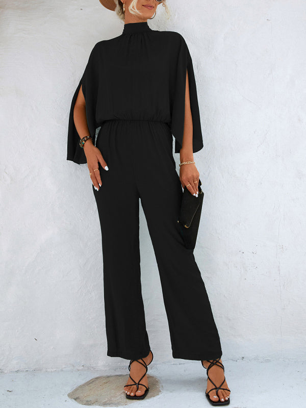 Fashion women's new stand collar jumpsuit - Rokkaku 18 online shop