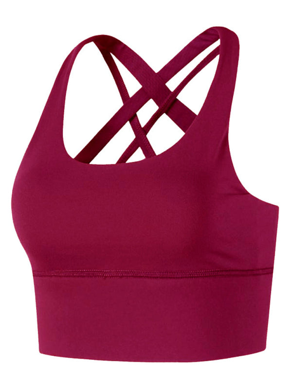 New sports underwear women's shockproof running fitness vest quick-drying bra - Rokkaku 18 online shop