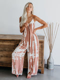Women's suspenders sexy wide-leg jumpsuit - Rokkaku 18 online shop