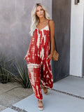 Women's suspenders sexy wide-leg jumpsuit - Rokkaku 18 online shop