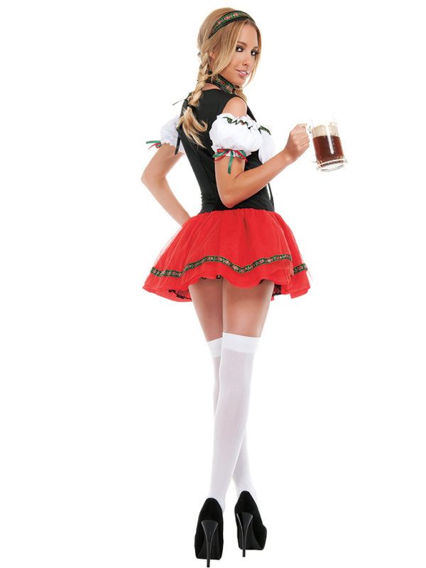 Oktoberfest Costume Bar Waiter Maid Uniform Halloween Costume - Rokkaku 18 online shop