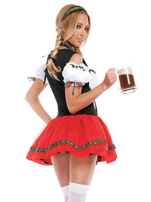Oktoberfest Costume Bar Waiter Maid Uniform Halloween Costume - Rokkaku 18 online shop
