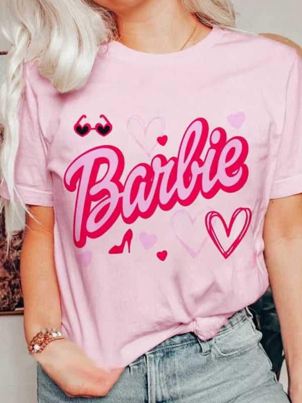 Women Fashion Heart Graphic Knit Top