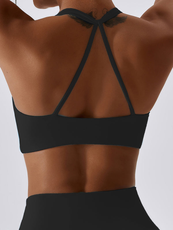 women's knotted suspenders sports tight vest - Rokkaku 18 online shop