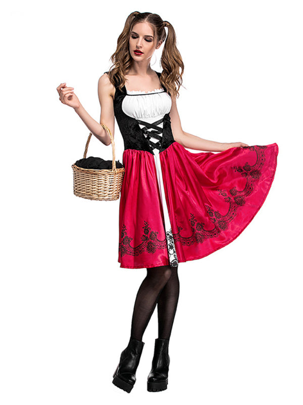 Halloween little red riding hood costume adult cosplay party costume - Rokkaku 18 online shop