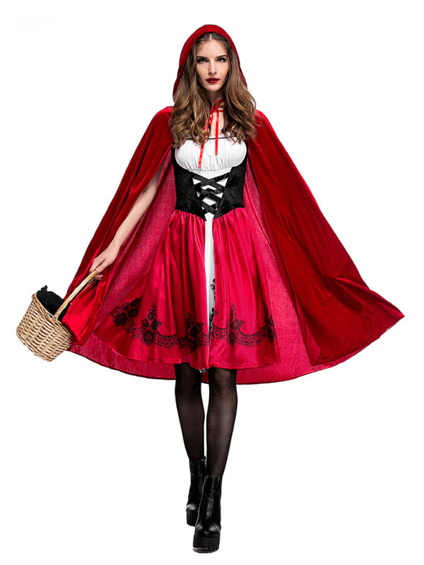 Halloween little red riding hood costume adult cosplay party costume - Rokkaku 18 online shop