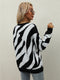 Women's Striped Fashionable Knitted Pullover Sweater