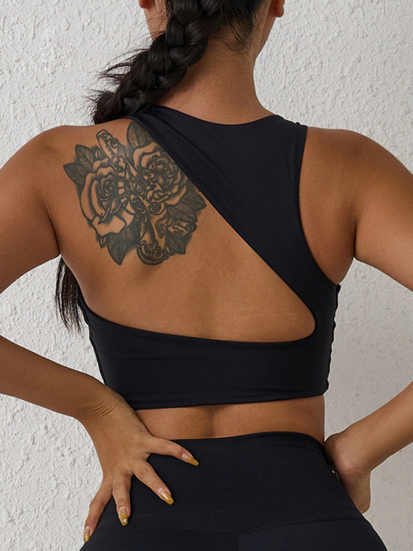 New beautiful back sports bra shock-proof yoga running high-intensity sports vest - Rokkaku 18 online shop