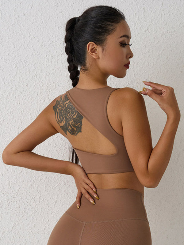 New beautiful back sports bra shock-proof yoga running high-intensity sports vest - Rokkaku 18 online shop