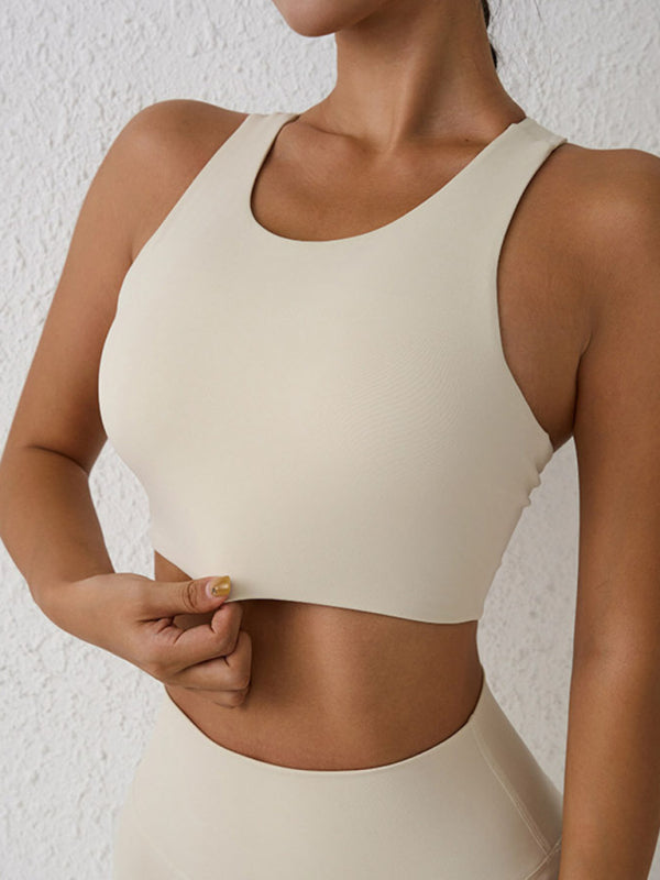 New beautiful back sports bra shock-proof yoga running high-intensity sports vest - Rokkaku 18 online shop