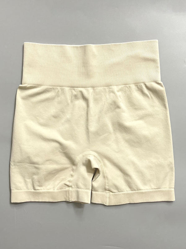 New multi-color yoga sports short-sleeved shorts set - Rokkaku 18 online shop