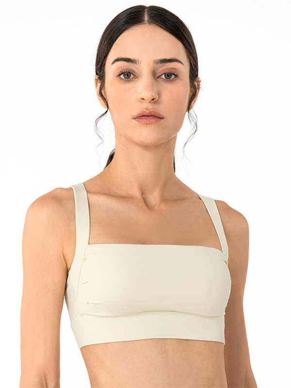 Anti-hunchback posture correction with chest pad sports bra fitness back yoga vest bra - Rokkaku 18 online shop