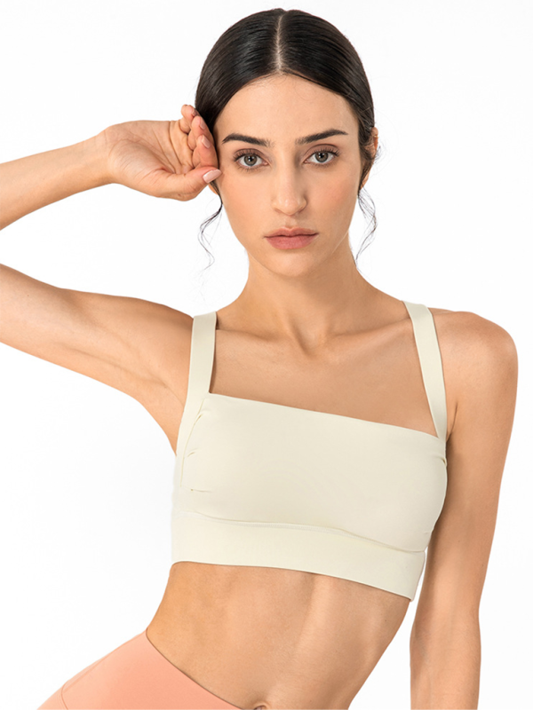 Anti-hunchback posture correction with chest pad sports bra fitness back yoga vest bra - Rokkaku 18 online shop