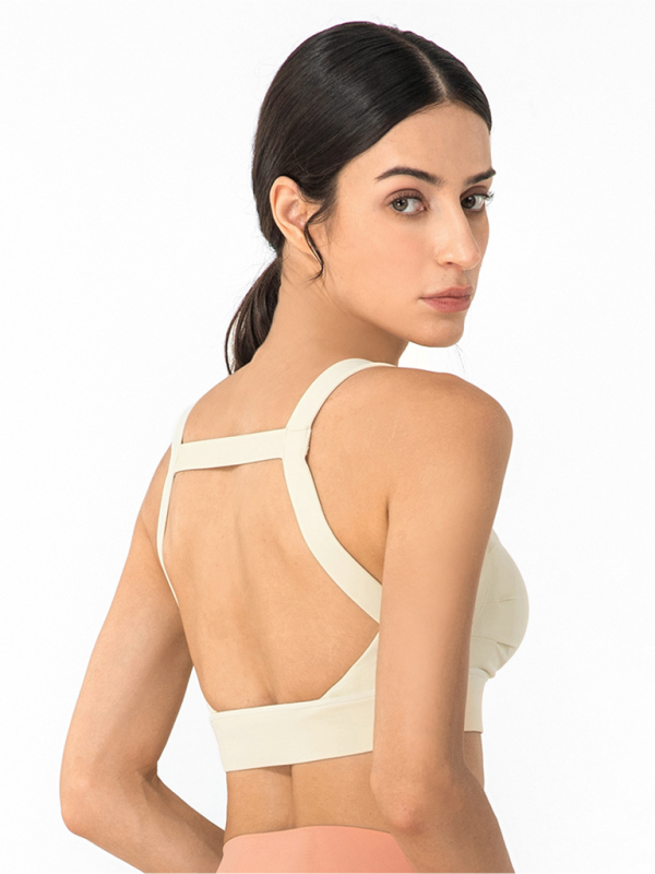 Anti-hunchback posture correction with chest pad sports bra fitness back yoga vest bra - Rokkaku 18 online shop