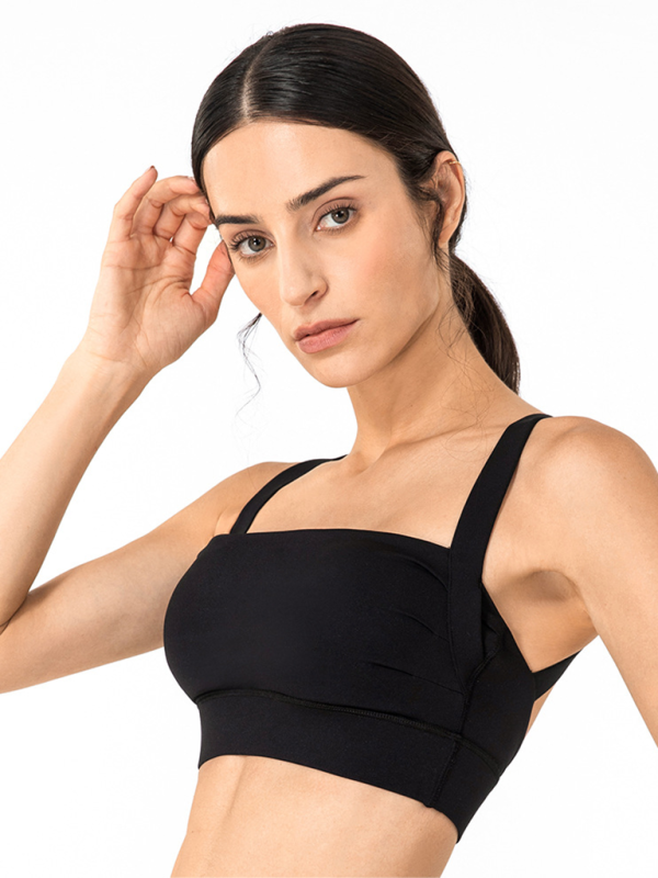 Anti-hunchback posture correction with chest pad sports bra fitness back yoga vest bra - Rokkaku 18 online shop