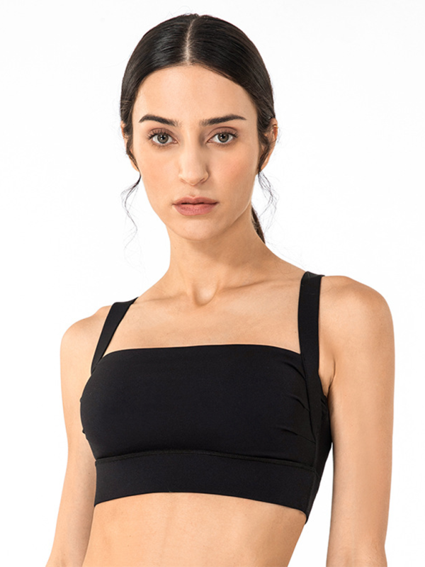 Anti-hunchback posture correction with chest pad sports bra fitness back yoga vest bra - Rokkaku 18 online shop