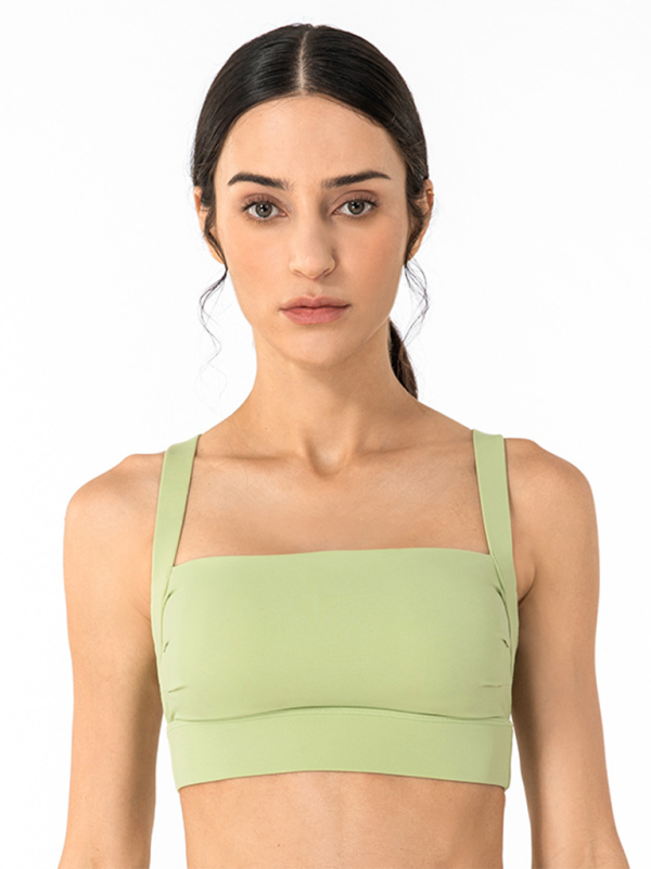 Anti-hunchback posture correction with chest pad sports bra fitness back yoga vest bra - Rokkaku 18 online shop