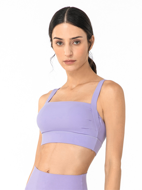 Anti-hunchback posture correction with chest pad sports bra fitness back yoga vest bra - Rokkaku 18 online shop