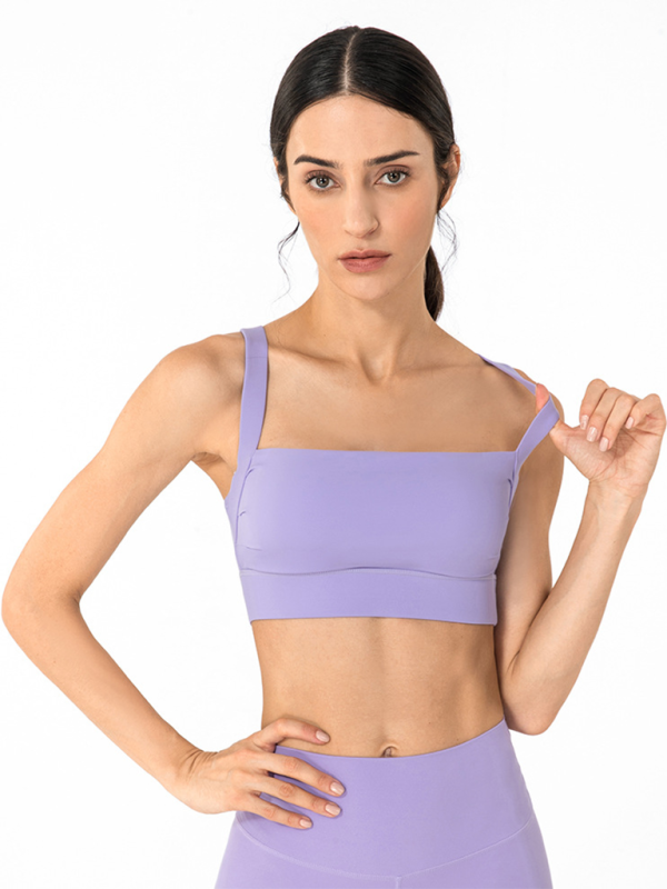Anti-hunchback posture correction with chest pad sports bra fitness back yoga vest bra - Rokkaku 18 online shop