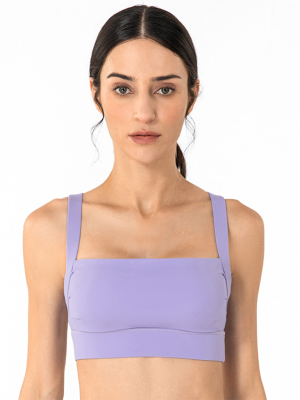 Anti-hunchback posture correction with chest pad sports bra fitness back yoga vest bra - Rokkaku 18 online shop