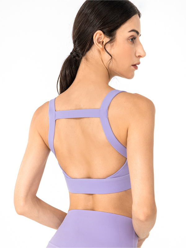 Anti-hunchback posture correction with chest pad sports bra fitness back yoga vest bra - Rokkaku 18 online shop
