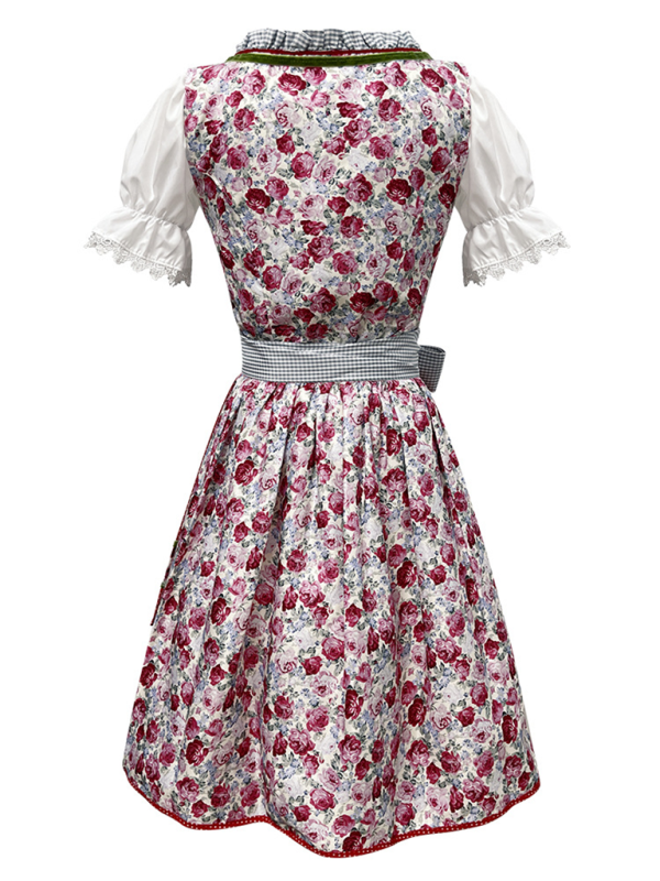 Halloween Bavarian maid uniform performance costume German Munich Oktoberfest stage performance costume - Rokkaku 18 online shop