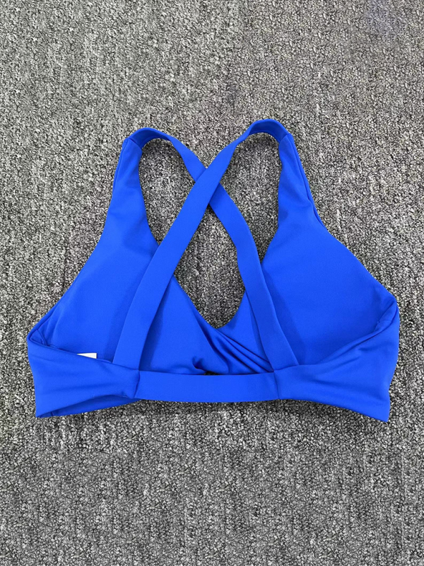 Tight-fitting quick-drying sports yoga bra for outdoor running cross-back fitness underwear - Rokkaku 18 online shop