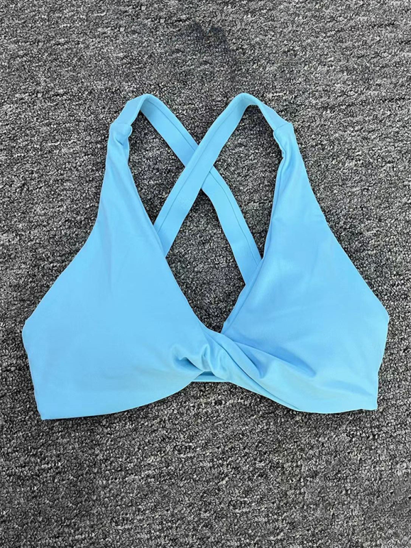 Tight-fitting quick-drying sports yoga bra for outdoor running cross-back fitness underwear - Rokkaku 18 online shop