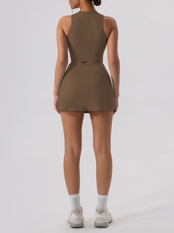 Hip skirt suit vest slim fit sports casual suit - Rokkaku 18 online shop