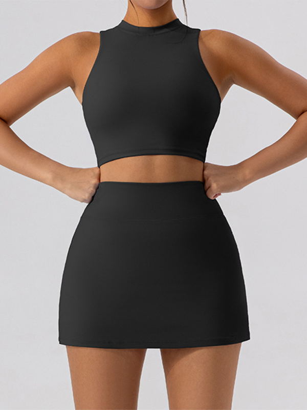 Hip skirt suit vest slim fit sports casual suit - Rokkaku 18 online shop