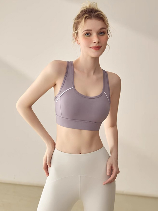 Running fitness vest shockproof push-up sports bra - Rokkaku 18 online shop