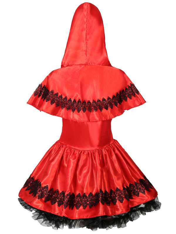 Halloween Little Red Riding Hood Costume New Castle Queen Cosplay Uniform - Rokkaku 18 online shop