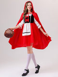 Halloween role-playing fairy tale COS Little Red Riding Hood and the Wolf drama costume performance clothing - Rokkaku 18 online shop