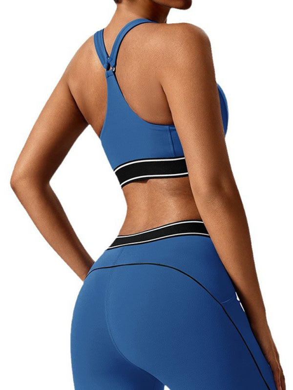 New elastic fitness fashion yoga vest with chest pad - Rokkaku 18 online shop