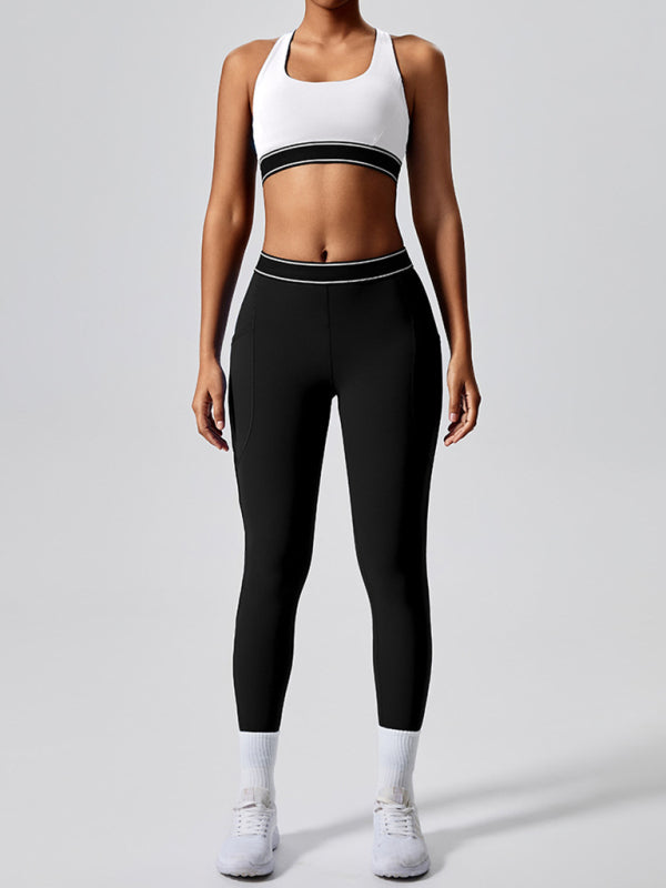 New elastic fitness fashion yoga vest with chest pad - Rokkaku 18 online shop