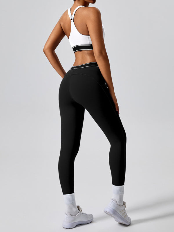 New elastic fitness fashion yoga vest with chest pad - Rokkaku 18 online shop