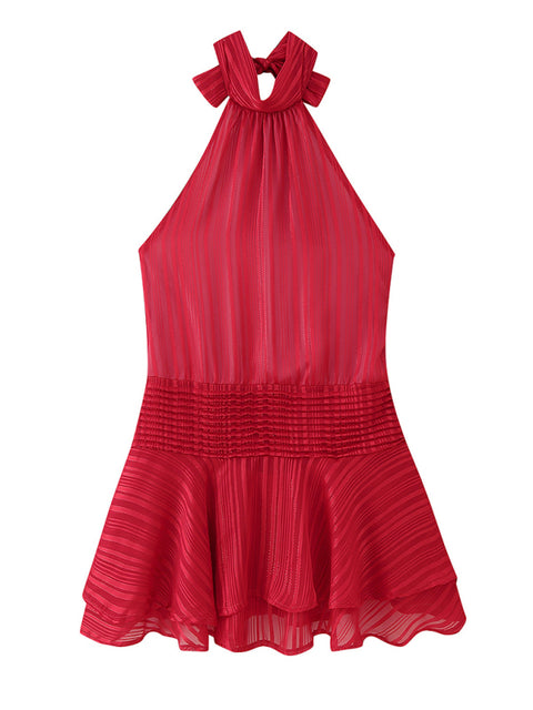 Fashion halterneck dress