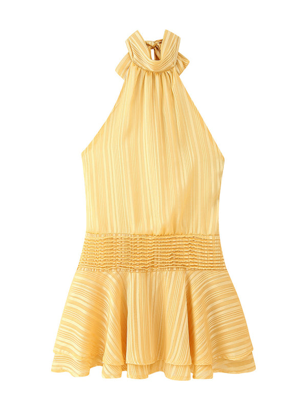 Fashion halterneck dress