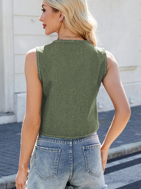 Lace-up vest