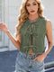 Lace-up vest