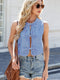 Lace-up vest