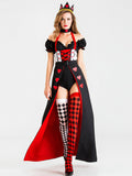 Halloween Cosplay Queen Of Hearts Queen Uniform - Rokkaku 18 online shop