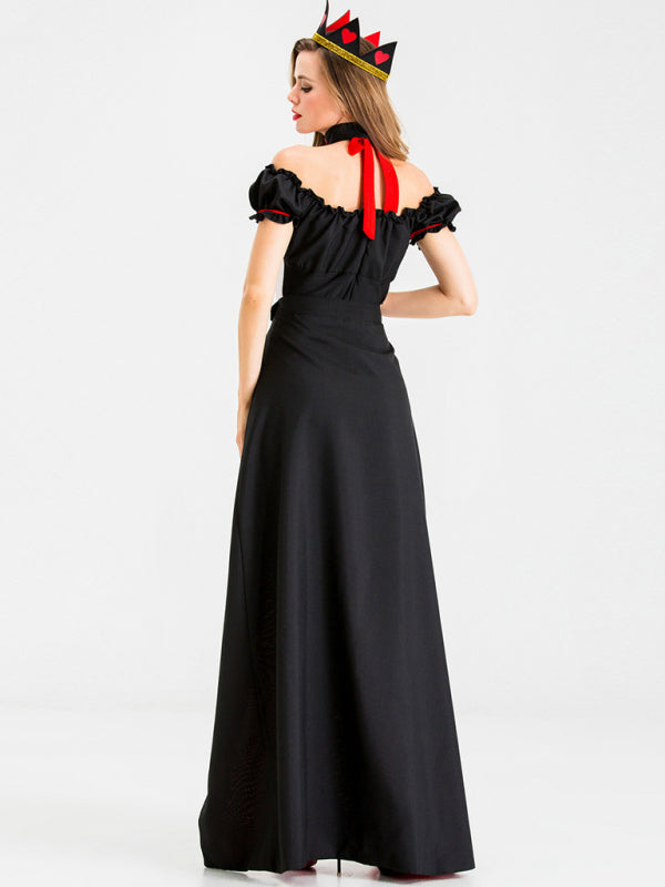 Halloween Cosplay Queen Of Hearts Queen Uniform - Rokkaku 18 online shop
