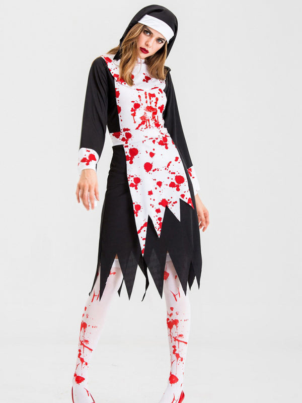 Vampire Zombie Nun Cosplay Halloween Costume - Rokkaku 18 online shop